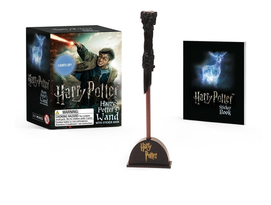 Harry Potter Wizard's Wand with Sticker Book: Lights Up! [With Battery] Rp Minis