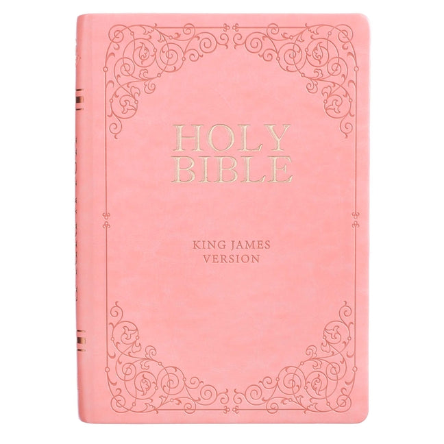 KJV Bible Giant Print Full Size Pink Christian Art Gifts Inc
