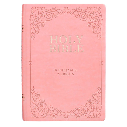 KJV Bible Giant Print Full Size Pink Christian Art Gifts Inc