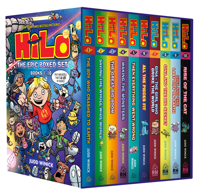 Hilo: The Epic Boxed Set (Books 1-10): (A Graphic Novel Boxed Set) Random House Graphic