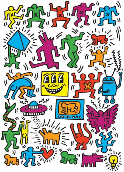 Eurographics Keith Haring Collage Puzzle 1,000 Pieces Eurographics